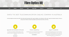 Desktop Screenshot of fibreopticsnq.com.au