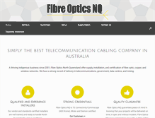 Tablet Screenshot of fibreopticsnq.com.au